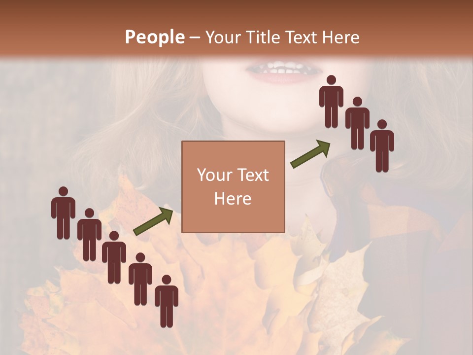 Party Portrait Leaves PowerPoint Template