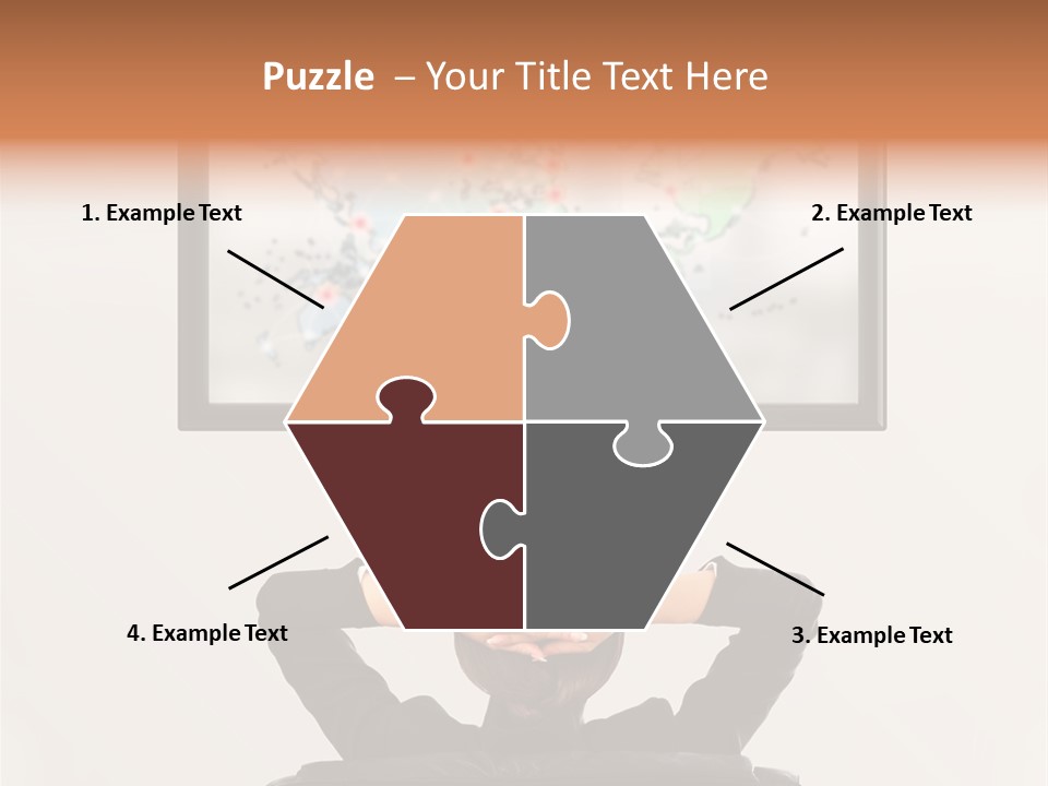 Cinema Surfing Behind PowerPoint Template