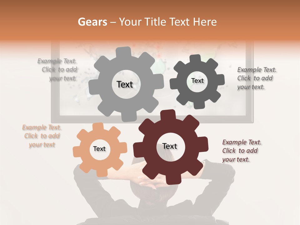 Cinema Surfing Behind PowerPoint Template