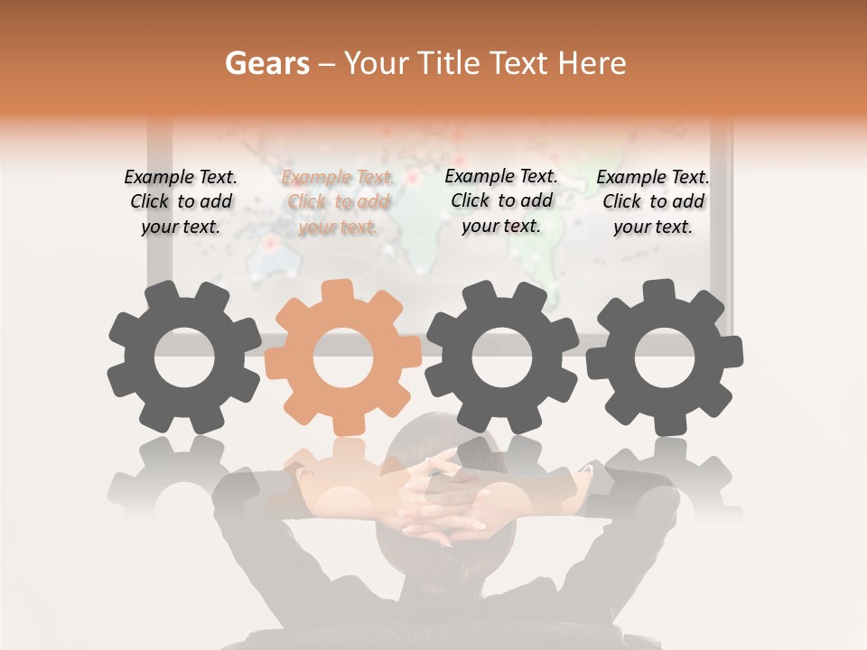 Cinema Surfing Behind PowerPoint Template