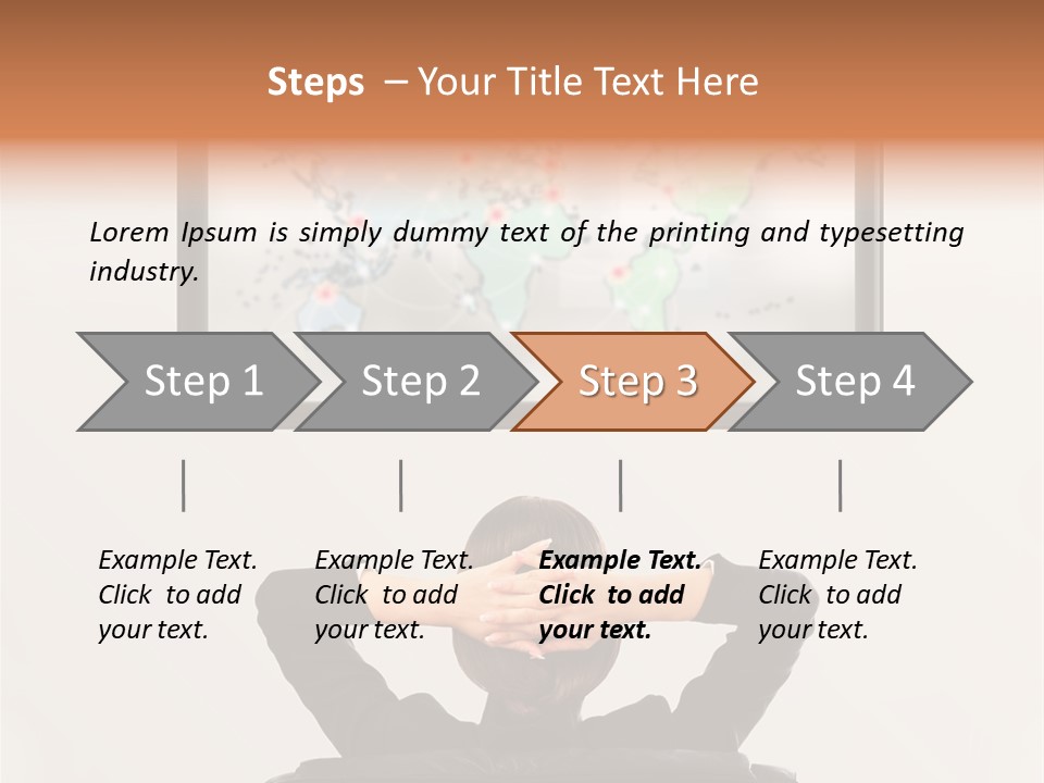 Cinema Surfing Behind PowerPoint Template