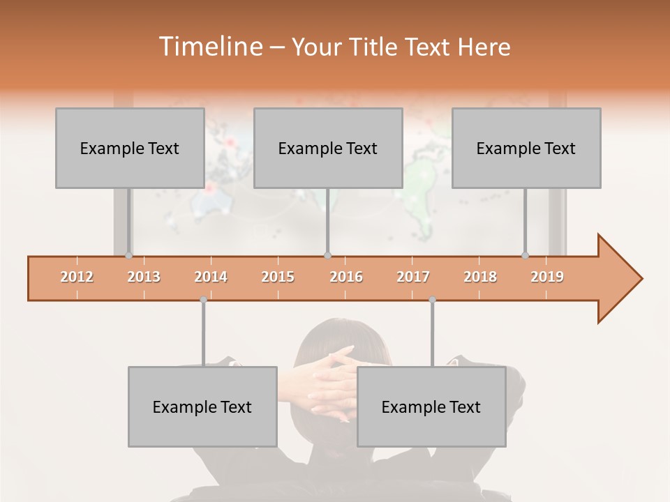 Cinema Surfing Behind PowerPoint Template