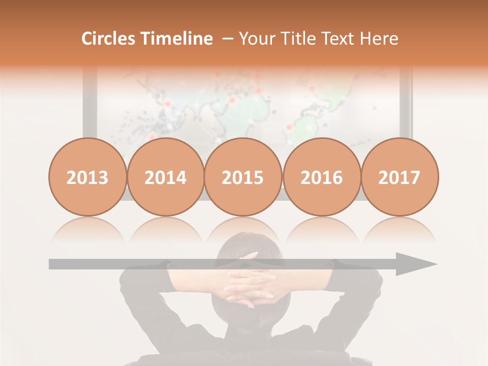 Cinema Surfing Behind PowerPoint Template