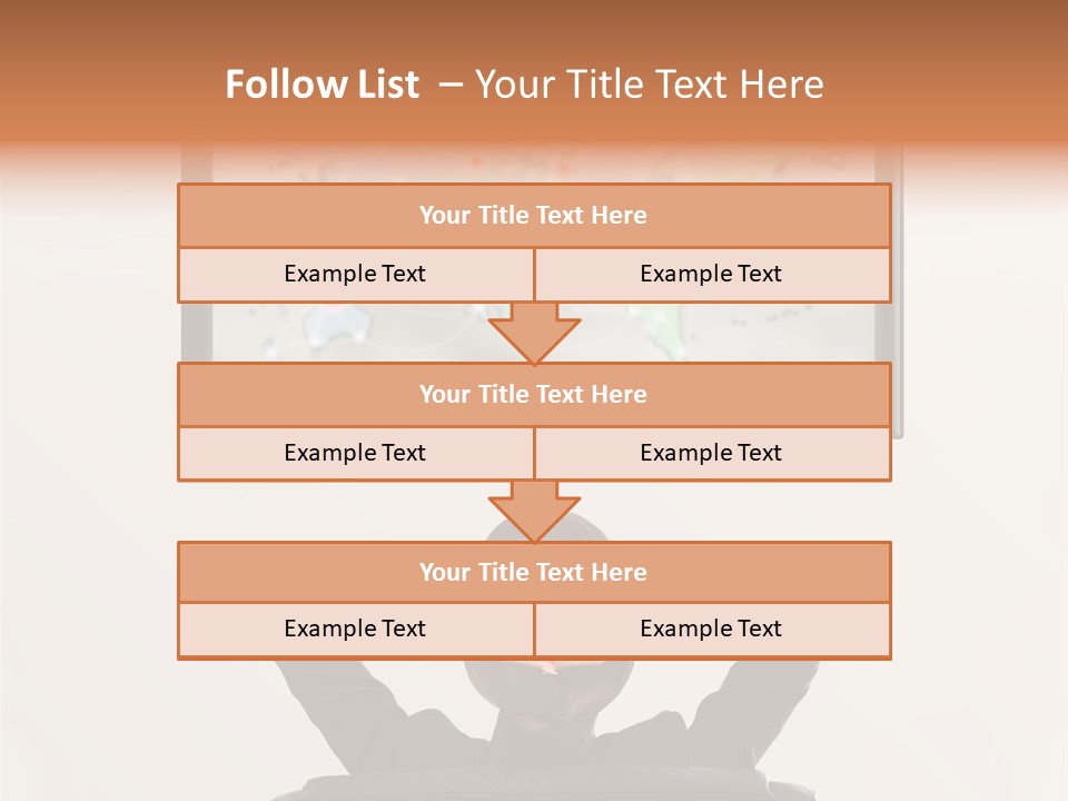 Cinema Surfing Behind PowerPoint Template