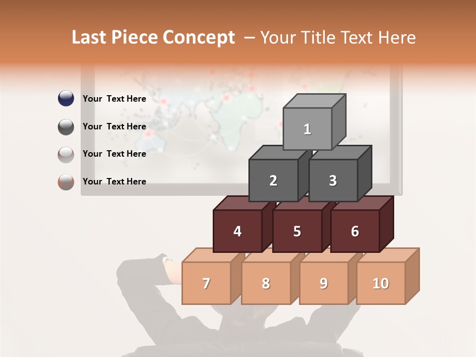 Cinema Surfing Behind PowerPoint Template