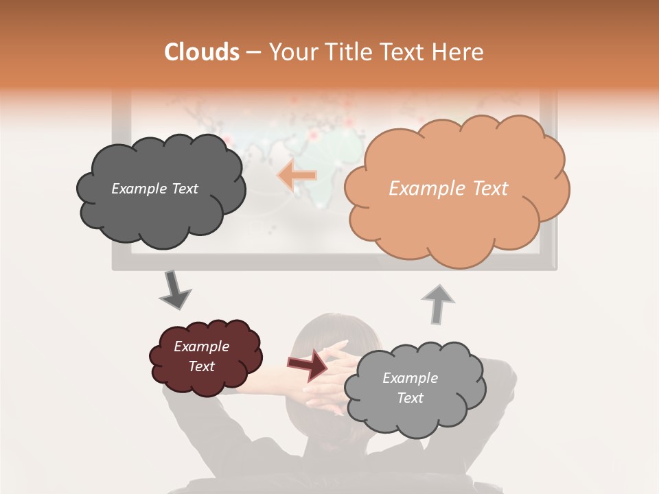 Cinema Surfing Behind PowerPoint Template