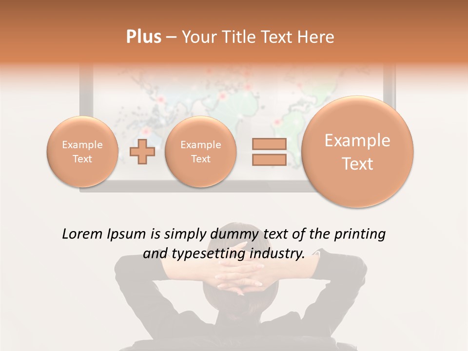 Cinema Surfing Behind PowerPoint Template