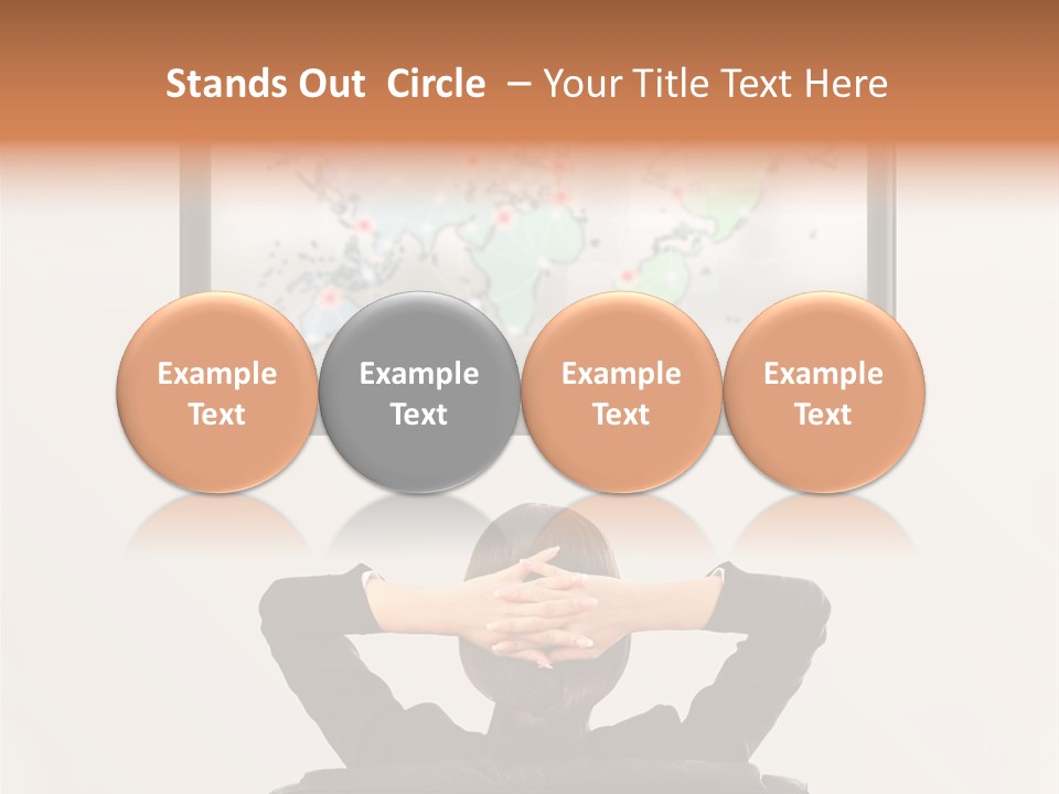 Cinema Surfing Behind PowerPoint Template