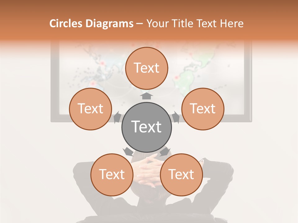 Cinema Surfing Behind PowerPoint Template