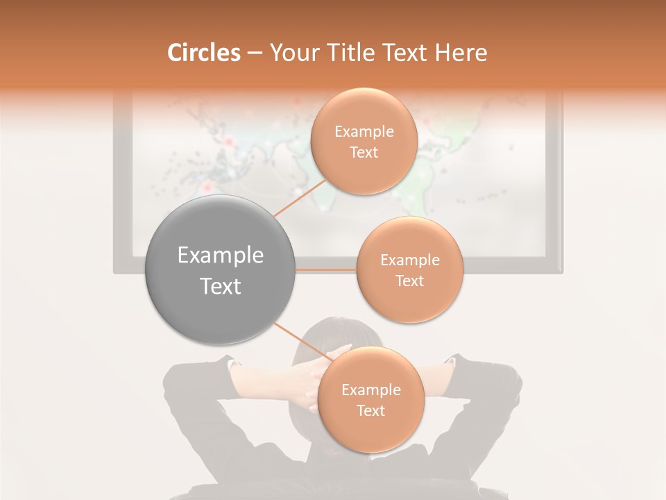 Cinema Surfing Behind PowerPoint Template