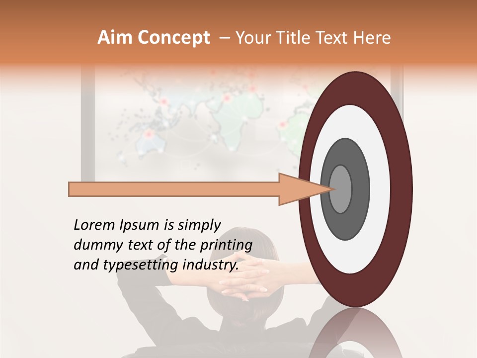 Cinema Surfing Behind PowerPoint Template