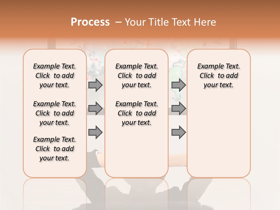 Cinema Surfing Behind PowerPoint Template