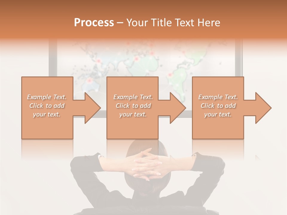 Cinema Surfing Behind PowerPoint Template