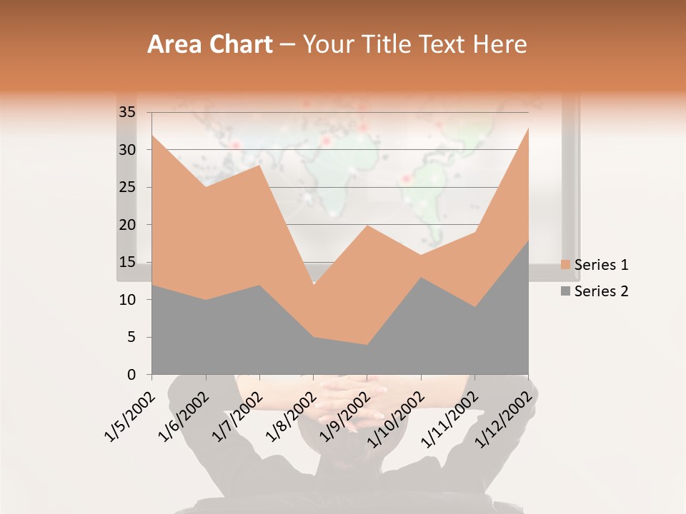 Cinema Surfing Behind PowerPoint Template