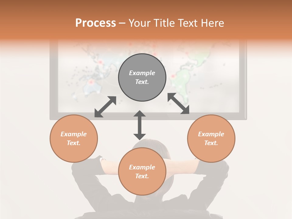 Cinema Surfing Behind PowerPoint Template