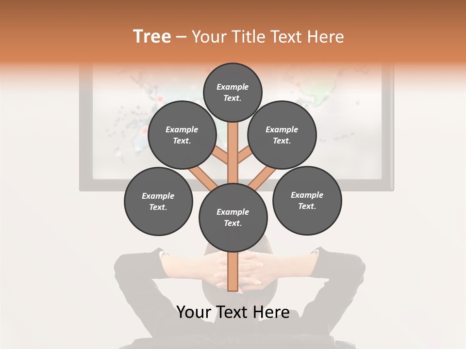 Cinema Surfing Behind PowerPoint Template