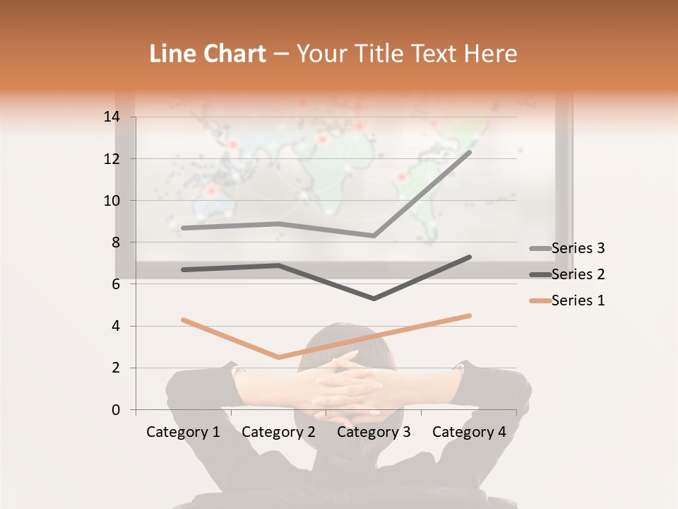 Cinema Surfing Behind PowerPoint Template