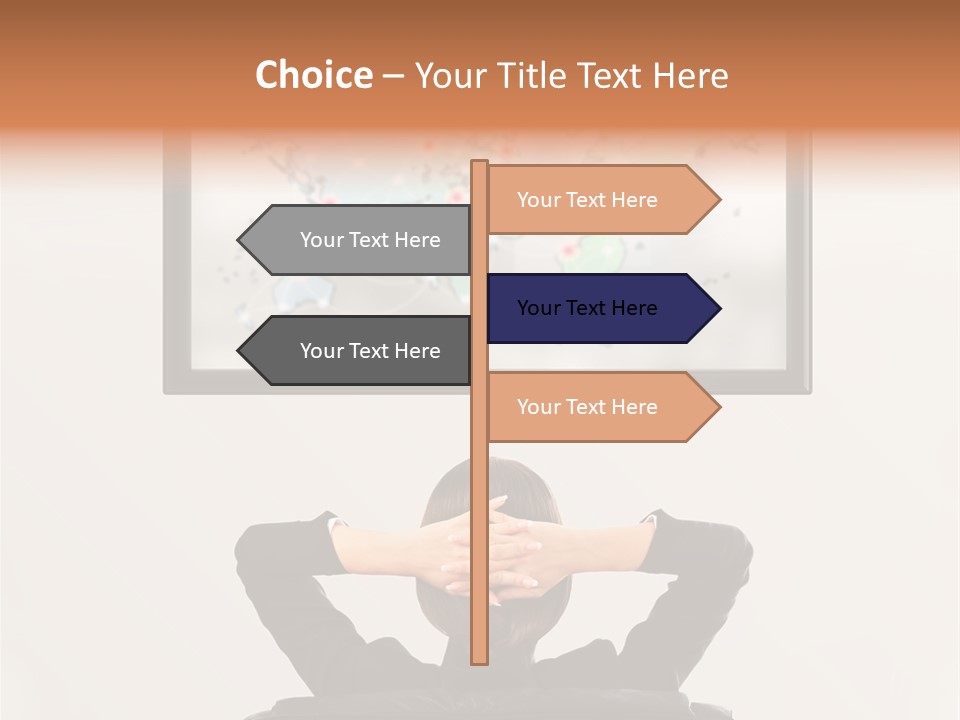 Cinema Surfing Behind PowerPoint Template