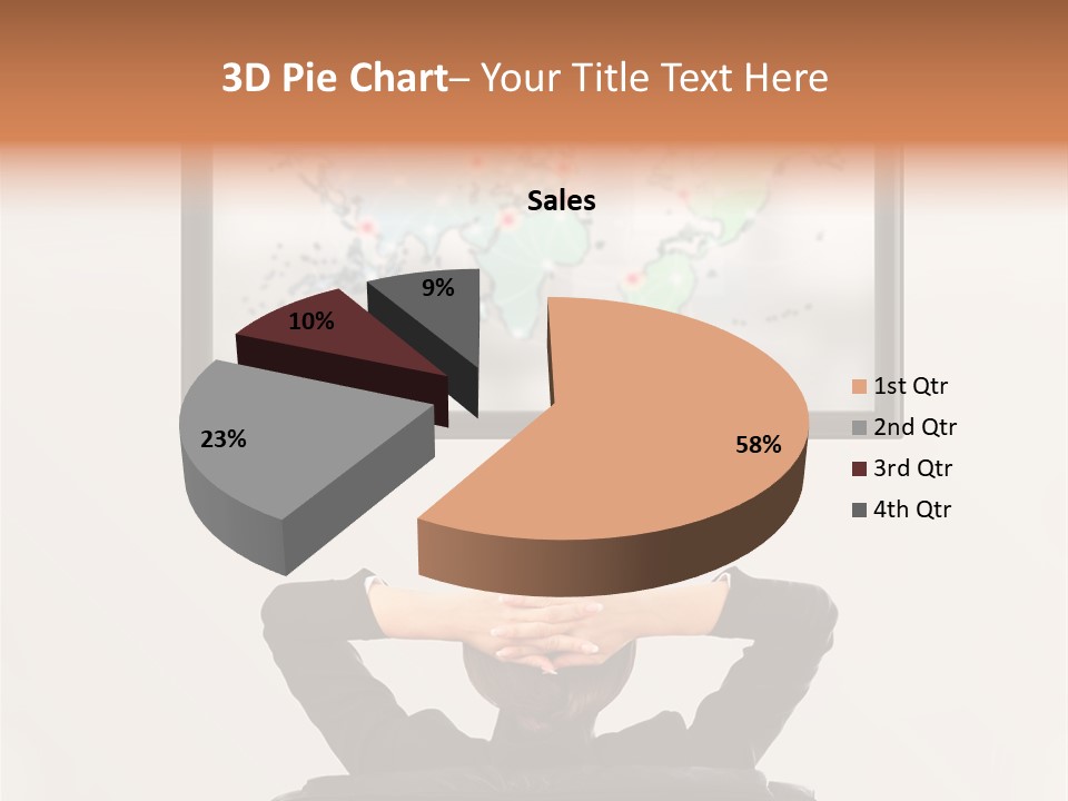 Cinema Surfing Behind PowerPoint Template