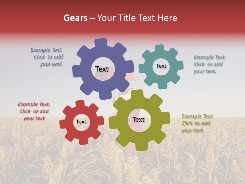 Dress Female Country PowerPoint Template