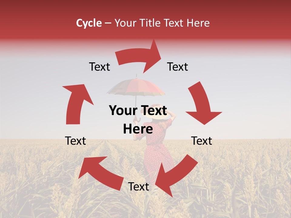 Dress Female Country PowerPoint Template