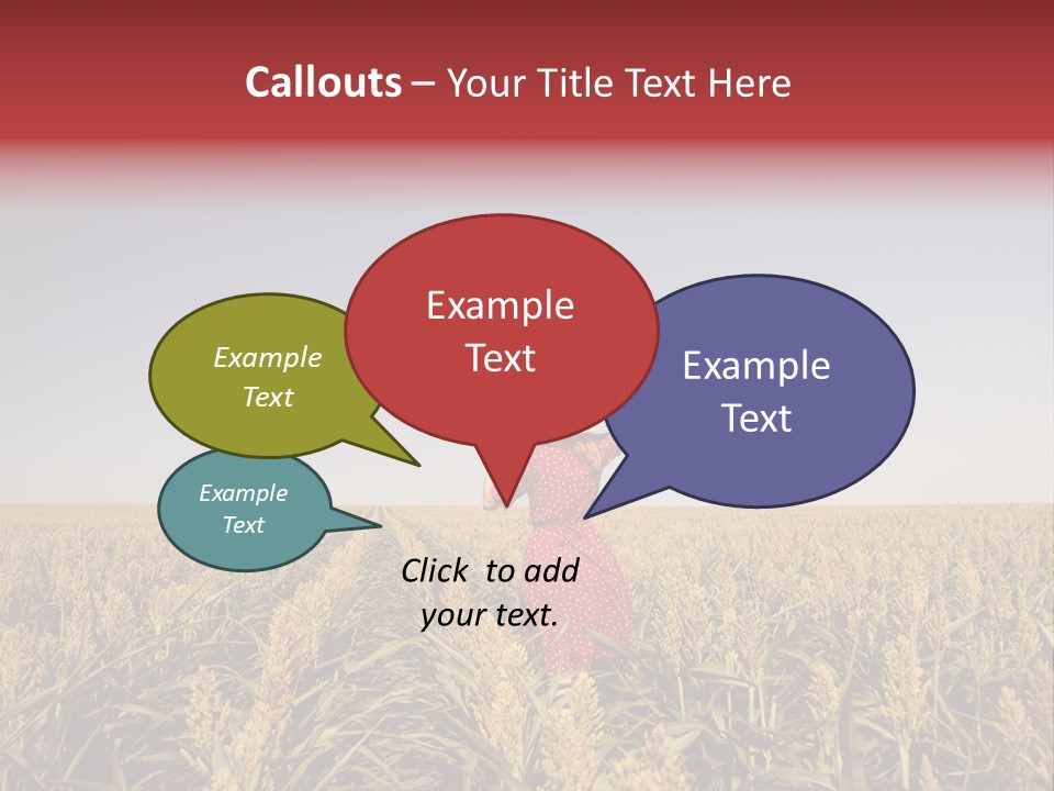 Dress Female Country PowerPoint Template