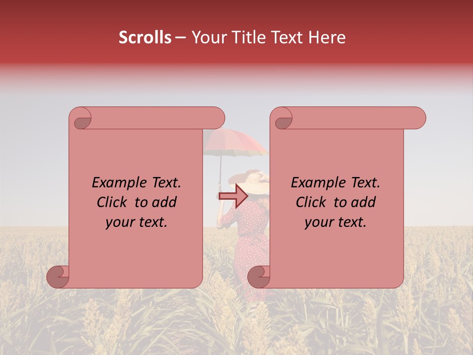 Dress Female Country PowerPoint Template