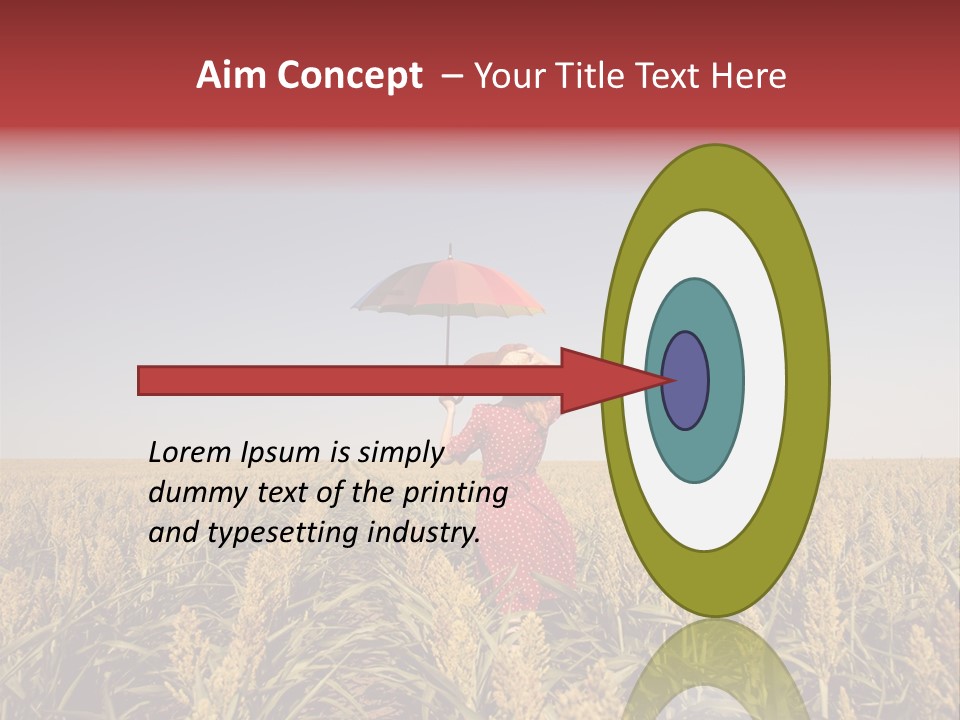 Dress Female Country PowerPoint Template