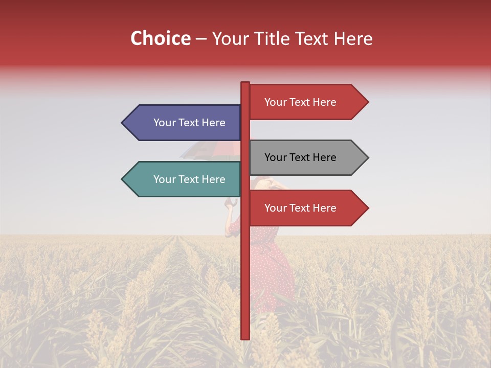 Dress Female Country PowerPoint Template