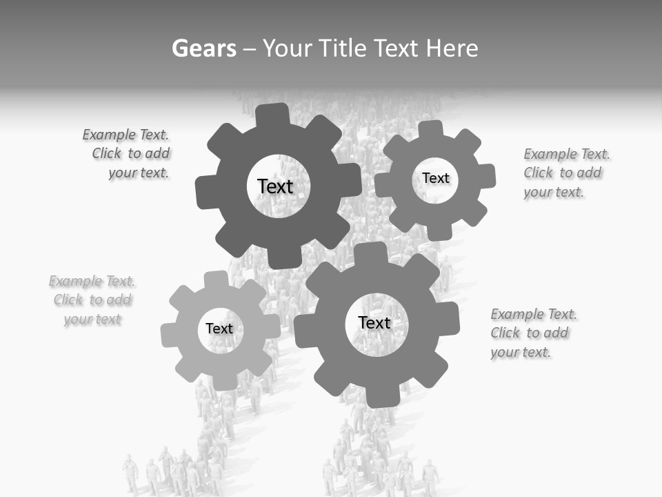 Standing Team Athlete PowerPoint Template