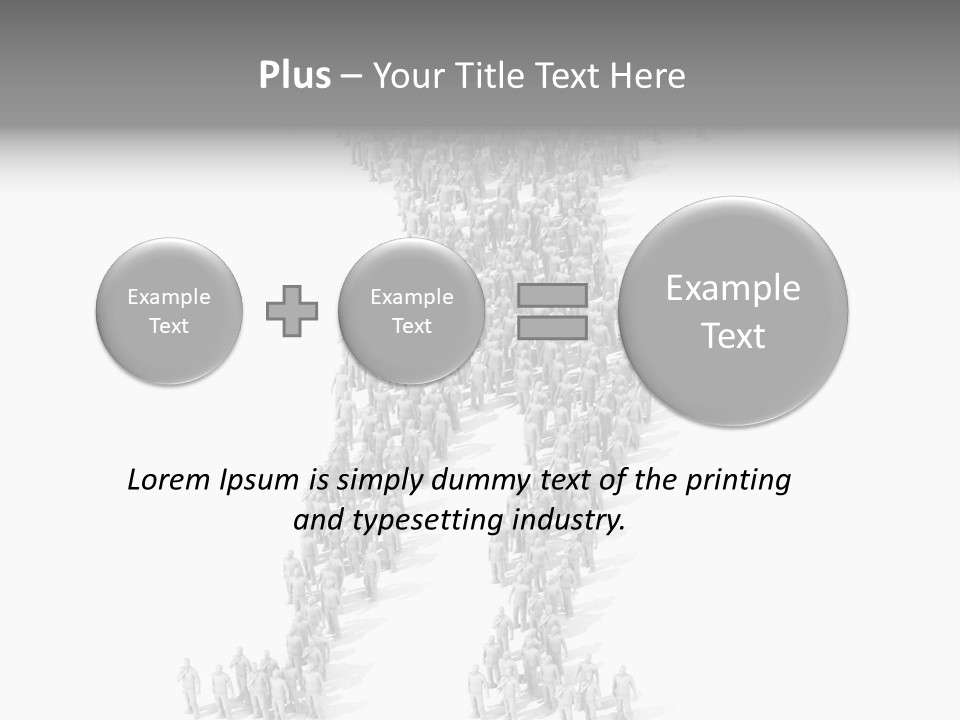 Standing Team Athlete PowerPoint Template