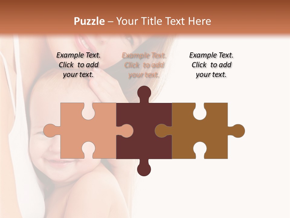 Son Tenderness Happiness PowerPoint Template