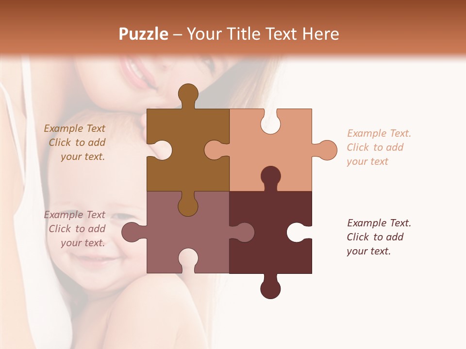 Son Tenderness Happiness PowerPoint Template