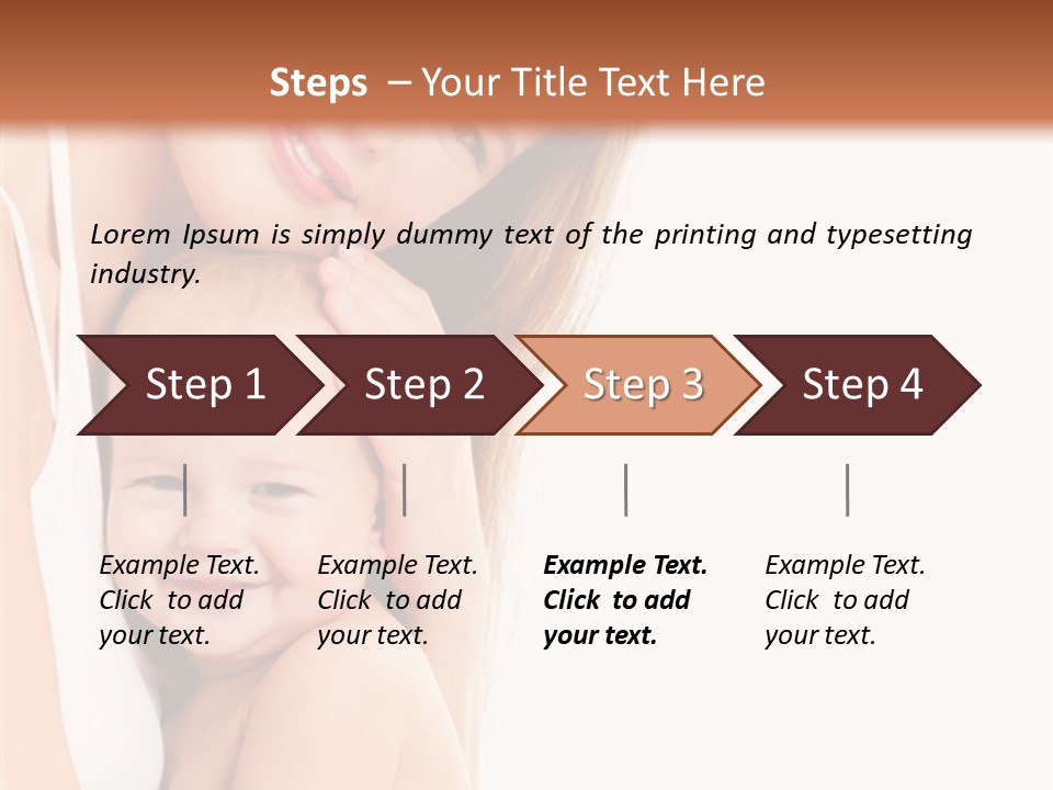 Son Tenderness Happiness PowerPoint Template