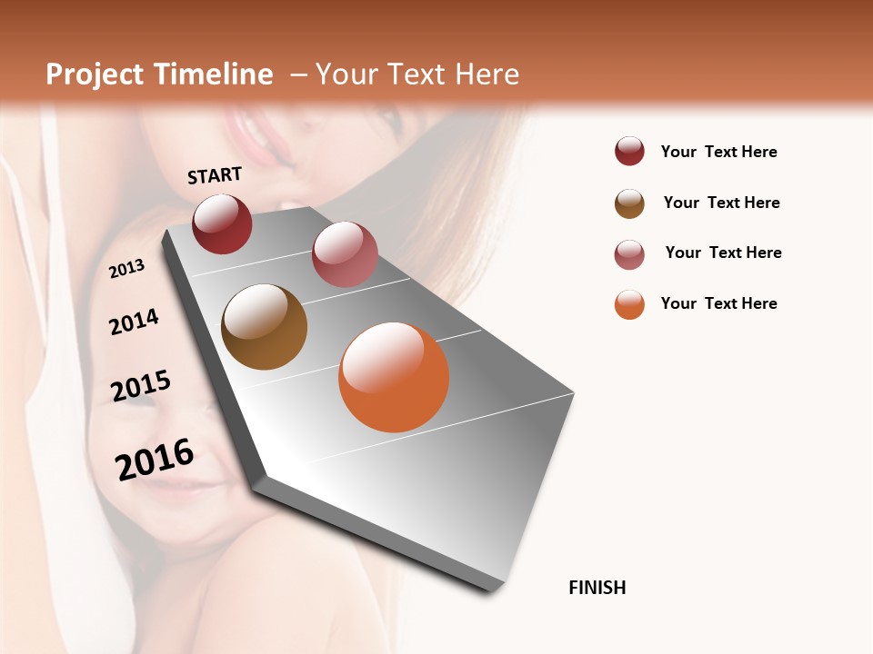 Son Tenderness Happiness PowerPoint Template