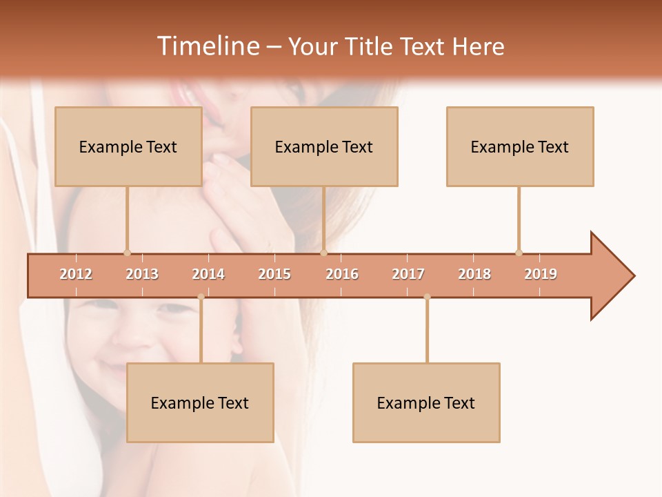 Son Tenderness Happiness PowerPoint Template