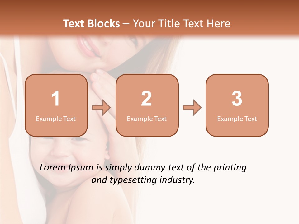 Son Tenderness Happiness PowerPoint Template