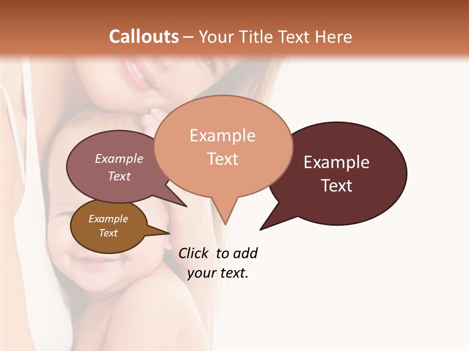 Son Tenderness Happiness PowerPoint Template