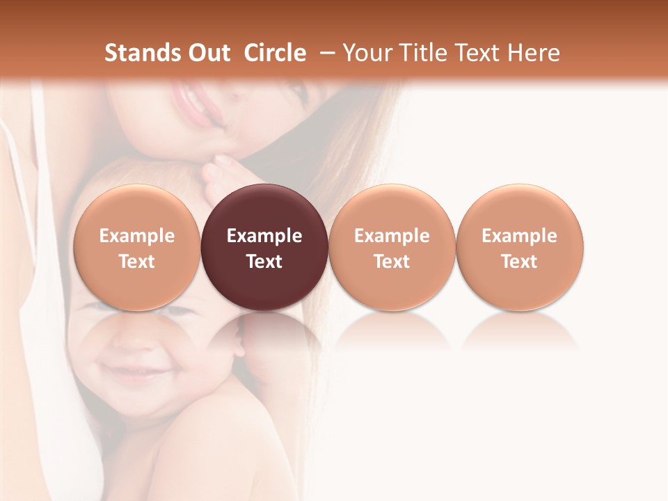 Son Tenderness Happiness PowerPoint Template