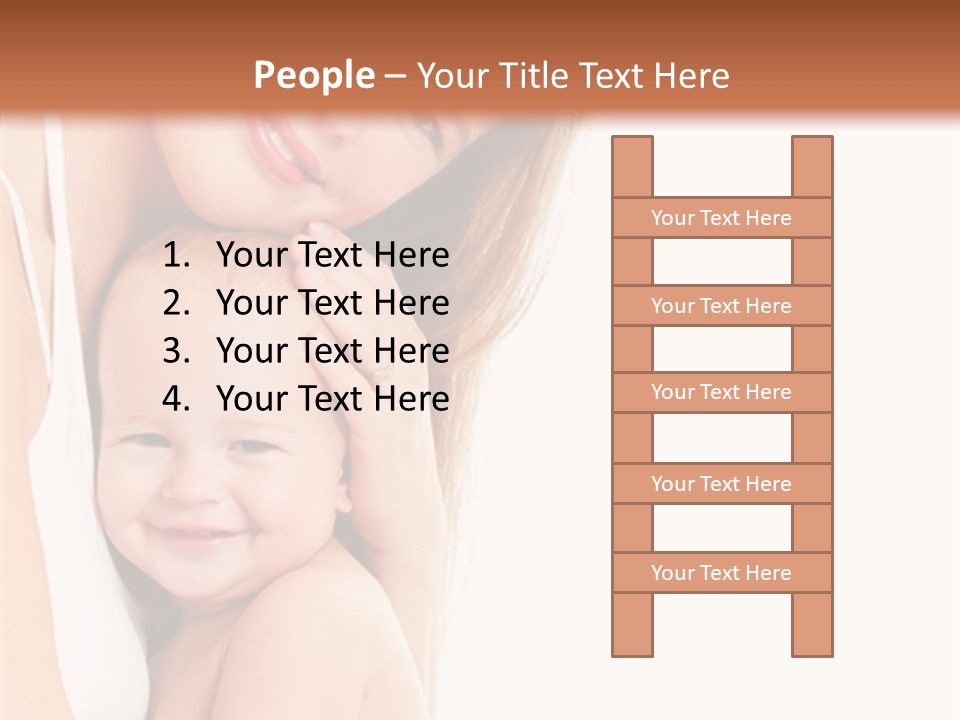 Son Tenderness Happiness PowerPoint Template