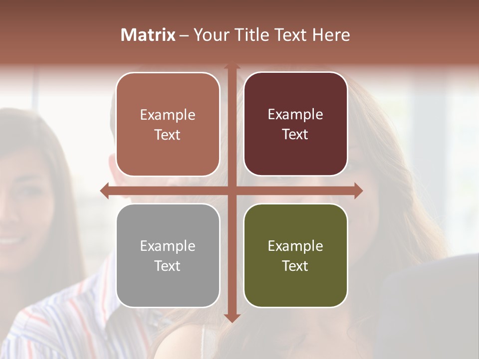 Casual Line Men PowerPoint Template