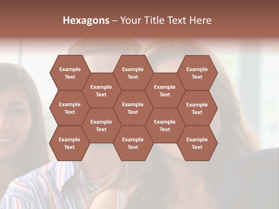 Casual Line Men PowerPoint Template