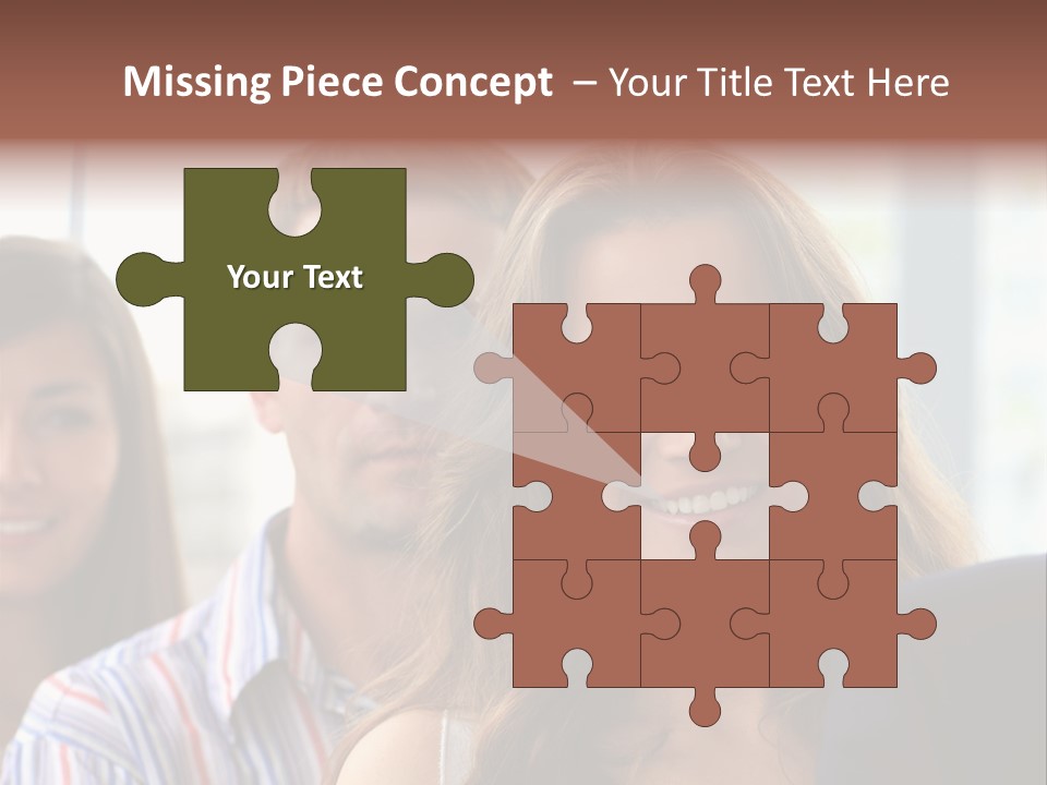 Casual Line Men PowerPoint Template