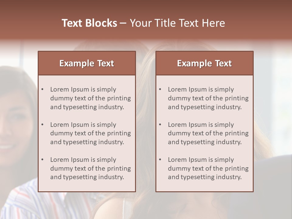 Casual Line Men PowerPoint Template