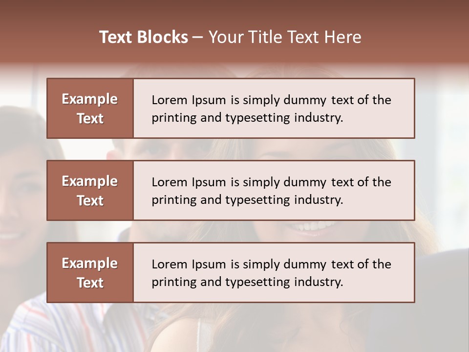 Casual Line Men PowerPoint Template