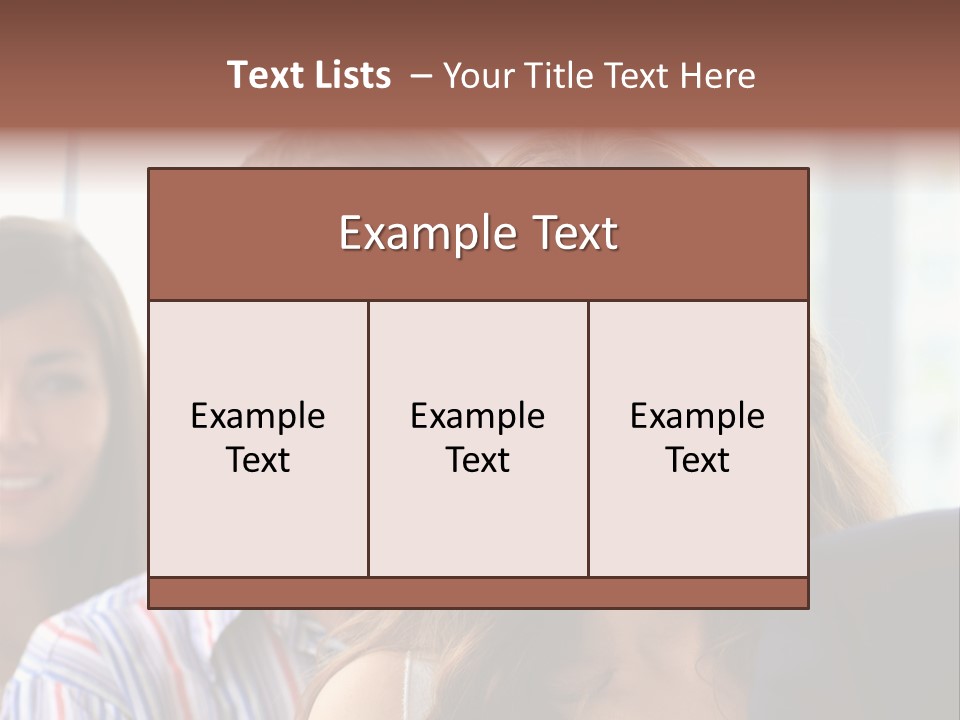 Casual Line Men PowerPoint Template