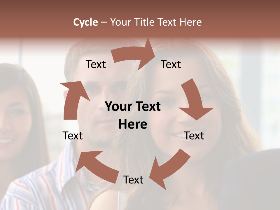 Casual Line Men PowerPoint Template