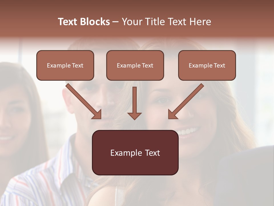 Casual Line Men PowerPoint Template
