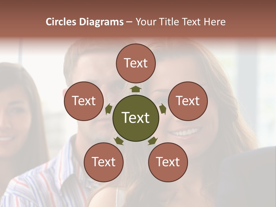 Casual Line Men PowerPoint Template