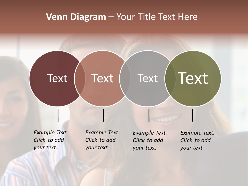 Casual Line Men PowerPoint Template